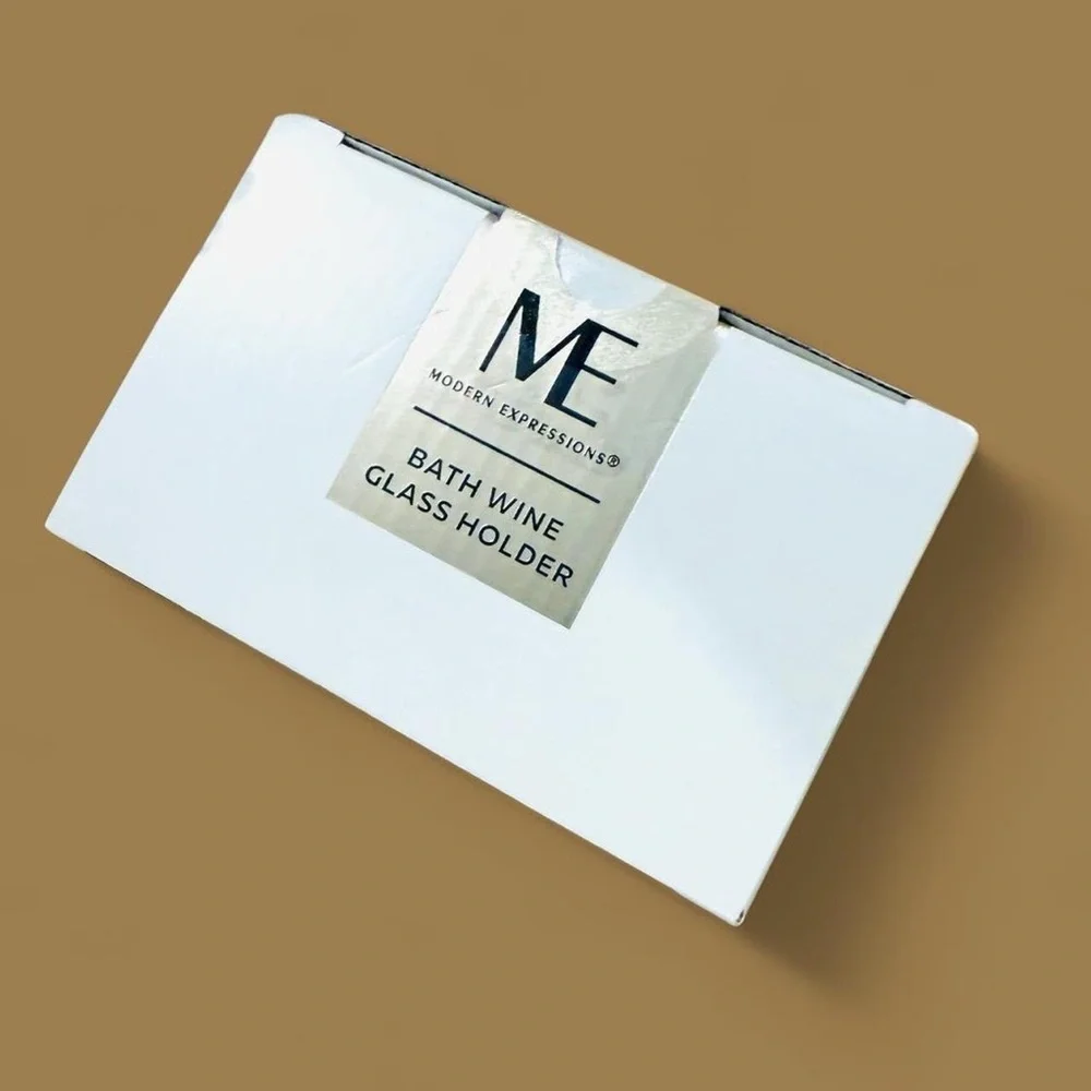 Bath Wine Holder By Modern Expressions Capacity 13.5 Fl  New in package!